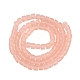 brins de perles de verre d&eacute;poli transparent(GLAA-N072-01A-A04)-2