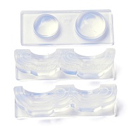 DIY 3D Miniature Cup Silicone Molds, Resin Casting Molds, For UV Resin, Epoxy Resin Jewelry Making, White, 64.5~67.5x16.5~26.5x11~15.5mm, Inner Diameter: 17.5mm and 22mm, 3pcs/set(DIY-D053-02)