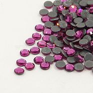 Glass Hotfix Rhinestone, Grade AA, Flat Back & Faceted, Half Round, Ruby, SS10, 2.7~2.8mm, about 1440pcs/bag(RGLA-A019-SS10-502)