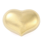 Ion Plating(IP) 304 Stainless Steel Pendants, Manual Polishing, Heart Charm, Real 18K Gold Plated, 18.5x25x13mm, Hole: 2.8mm(STAS-P366-64B-G)