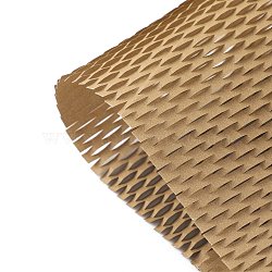 Honeycomb Paper, Flower Bouquet Wrapping Craft Paper, Wedding Party Decoration, Tan, 500x420mm, 10 sheet/bag(PW-WG93153-02)