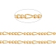 Cadena figaro de latón(CHC-G012-04G)-4