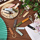 120Pcs 15 Colors PU Leather Keychains(KEYC-GL0001-19)-5