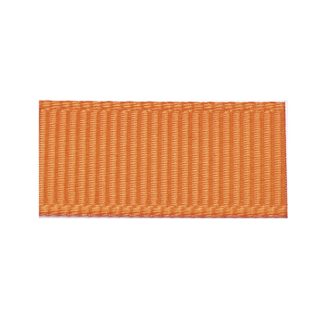 High Dense Polyester Grosgrain Ribbons, Dark Orange, 1 inch(25.4mm), about 100yards/roll