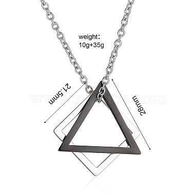 Triangle Stainless Steel Necklaces