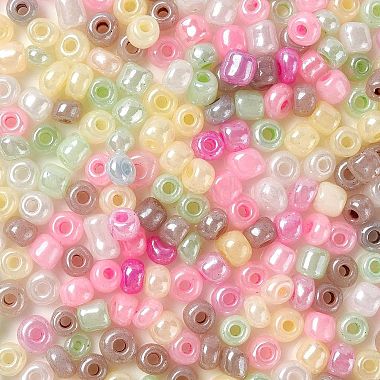 Glass Seed Beads(SEED-R006-4mm)-2
