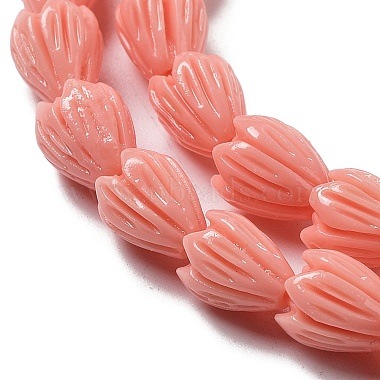 Synthetic Coral Beads Strands(G-Q1007-01C-02)-2