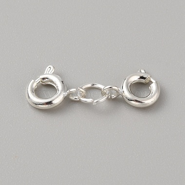 ステンレススチール製ダブルスプリングリング留め金(STAS-WH0036-16S)-1
