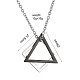 Simple Geometric Pendant Necklace(TR3981-3)-1