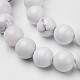 Chapelets de perles en howlite naturelle(G-D809-10-10mm)-3