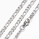 304 Stainless Steel Figaro Chain Necklaces(STAS-P101-71P)-1