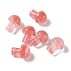 Synthetic Cherry Quartz Glass GuaSha Stone(G-A205-26E)-1