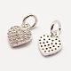 Brass Micro Pave Grade AAA Cubic Zirconia Charms(ZIRC-G090-16P-NR)-1