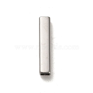 304 Stainless Steel Beads, Rectangle, Stainless Steel Color, 20x4x4mm, Hole: 2.8x2.8mm(STAS-Q316-05F-P)