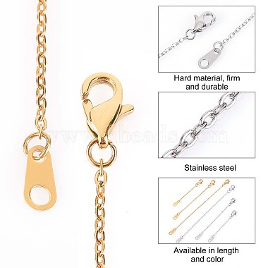 6Pcs 6 Style Stainless Steel Chain Extender(FIND-AR0001-24)-4