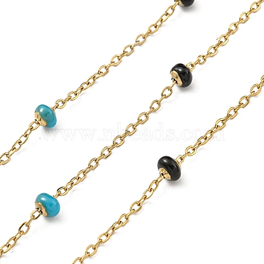 Deep Sky Blue 304 Stainless Steel Link Chains Chain