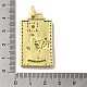 Brass Micro Pave Cubic Zirconia Pendants with Enamel(KK-H458-03G-21)-3