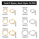 90Pcs 6 Styles 304 Stainless Steel Jump Rings(STAS-UN0038-42)-5