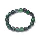 Natural Ruby in Zoisite Stretch Beaded Bracelets(X-BJEW-K213-C07)-1