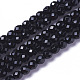 Natural Black Onyx Beads Strands(X-G-F596-28-2mm)-1