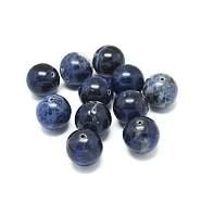 Natural Sodalite Beads, Round, 20mm, Hole: 1.6mm(X-G-F222-39A-20mm)