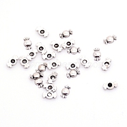 Alloy Cabochons, Nail Art Decoration Accessories for Women, Cadmium Free & Lead Free, Candy, Antique Silver, 3x6x1mm, about 100pcs/bag(MRMJ-WH0067-03AS-RS)