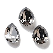 K9 Glass, Imitation Czech Rhinestone, Teardrop, Crystal Satin, 14x10x6mm(GLAA-H034-03D-001SA)