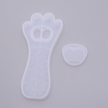 Bottle Opener Silicone Molds, Resin Casting Molds, Epoxy Resin Craft Making, Bottle Opener, White, 3x3.5x0.45cm, Inner Diameter: 1.9x27cm