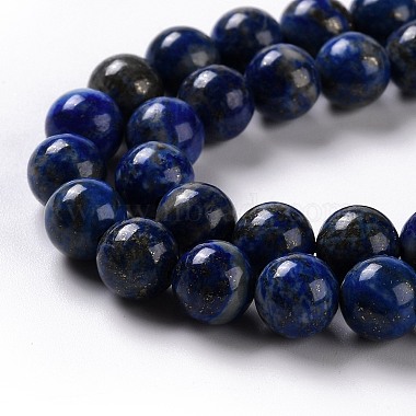 Natural Lapis Lazuli Beads Strands(X-G-G423-8mm-A)-3