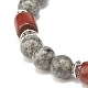 Natural Mixed Gemstone Beaded Stretch Bracelet for Women or Men(BJEW-JB07732)-7