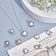 CHGCRAFT 20Pcs 10 Style Alloy Rhinestone Pendants(ALRI-CA0001-13)-4