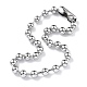 304 Stainless Steel Ball Chain Necklaces(CHS-F009-01H-45cm-P-01)-1