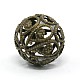 Mixed Iron Filigree Hollow Round Beads(IFIN-X0008-AB-NF)-3