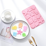 Photography Theme Food Grade Silicone Molds, Baking Molds, for Chocolate, Candy, Biscuits Molds, Pink, 234x166x7.5mm(DIY-F044-13)