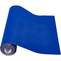 Polyester Felt Sticker, Self Adhesive Fabric, Rectangle, Midnight Blue, 40x0.1cm, 2m/roll(DIY-WH0146-04M)