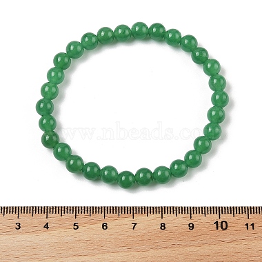 Natürliche malaysia jade bead stretch armbänder(X-BJEW-K212-A-013)-4