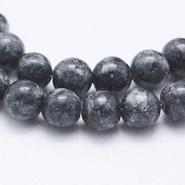 brins de perles de larvikite naturelles(G-E443-A08)-3
