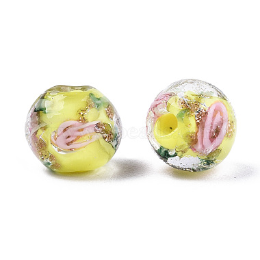 Handmade Gold Sand Lampwork Beads(LAMP-S194-001H)-3