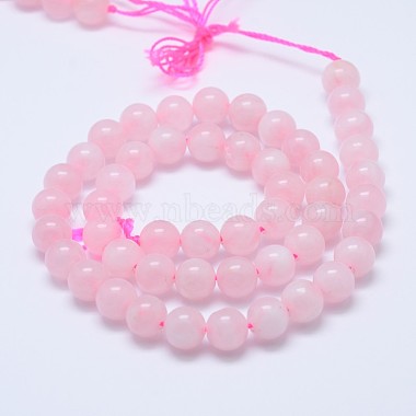 Natural Madagascar Rose Quartz Beads Strads(X-G-D655-6mm)-2