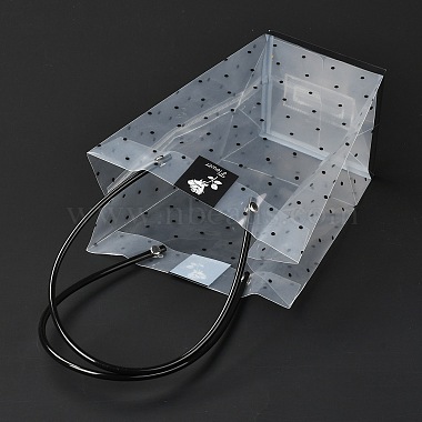 Transparent PVC Gift Bag with Handle(ABAG-A004-01B)-4