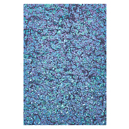 PVC Vinyl Sheets, Iridescent Magic Mirror Effect, Dark Blue, 30.3~30.4x20.2~20.4x0.04cm(DIY-WH0409-04A)