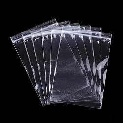 Polypropylene Zip Lock Bags, Top Seal, Resealable Bags, Self Seal Bag, Rectangle, Clear, 18.8x12cm, Unilateral Thickness: 2 Mil(0.05mm), Inner Measure: 17.2x12cm(OPP-S004-02C)