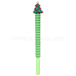 Christmas Theme Plastic Diamond Painting Point Drill Pen, Diamond Painting Accessories Embroidery Tool, Christmas Tree, 190mm(XMAS-PW0001-099H)