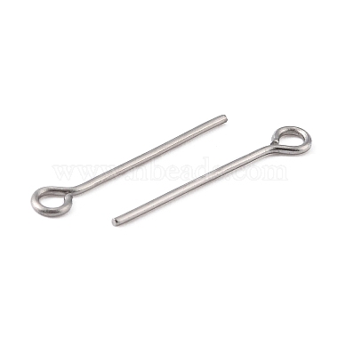 2cm Stainless Steel Color 304 Stainless Steel Eye Pins