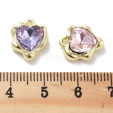 Rack Plating Alloy Rhinestone Charms(PALLOY-F311-23G)-3