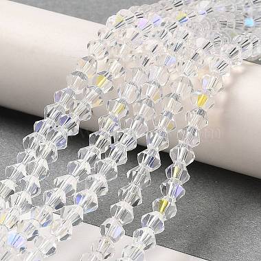 Transparent Electroplate Glass Beads Strands(GLAA-F029-3mm-D13)-4