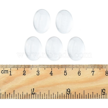 Transparent Oval Glass Cabochons(GGLA-R022-18x13)-3