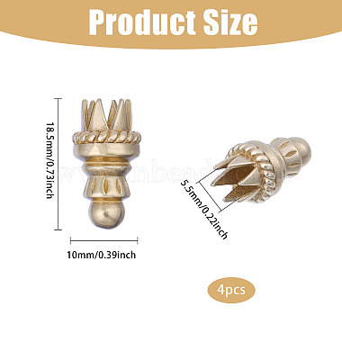 4Pcs Brass Cord Ends(KK-CA0003-73A)-2