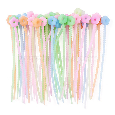 50Pcs Luminous Silicone Cable Ties(FIND-TA0010-63A)-2