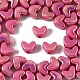50Pcs UV Plating Opaque Acrylic Beads(MACR-YW0004-06B)-1